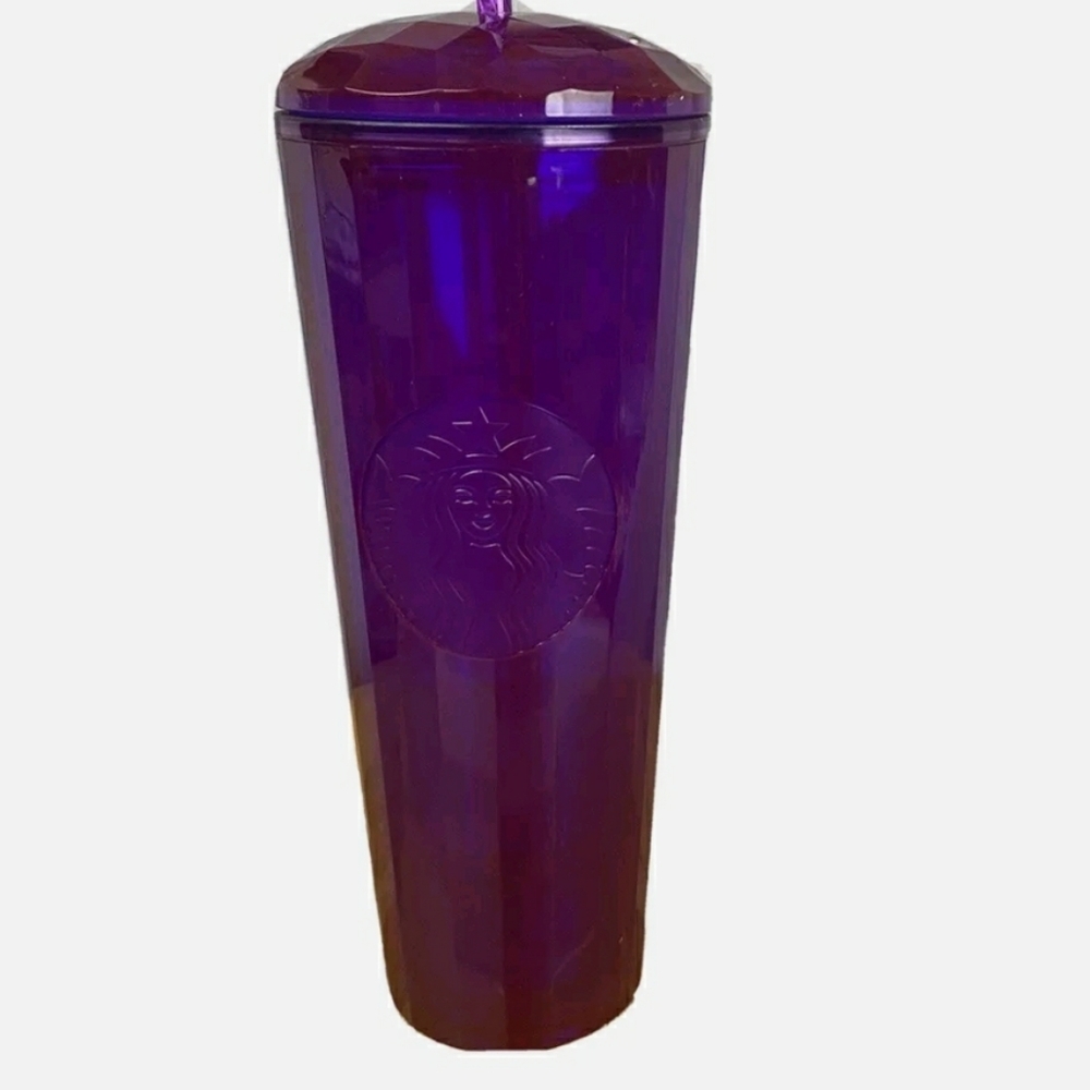 Starbucks Fall Collection 2021 Purple Edge Glow Dome Cup Tumbler